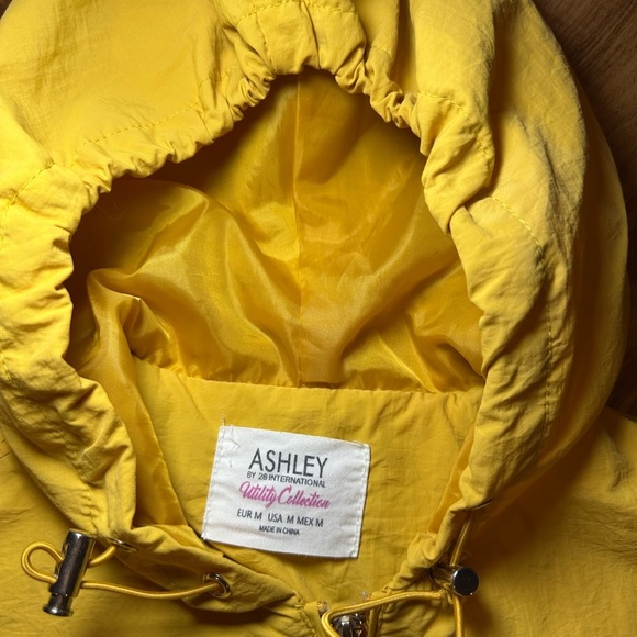 Ashley by 26 International Yellow Utility Jacket with Hood - Picture 7 of 10